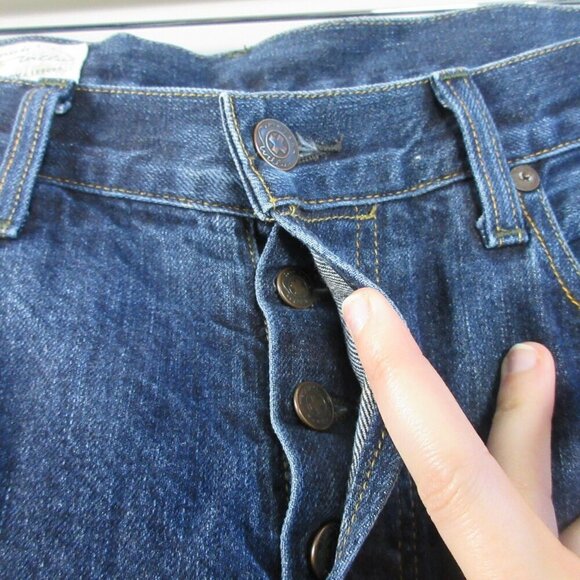 Imogene & Willie Barton Jeans Men 33X31 Blue 100% Cotton Slim Straight Denim 676 - Picture 9 of 16